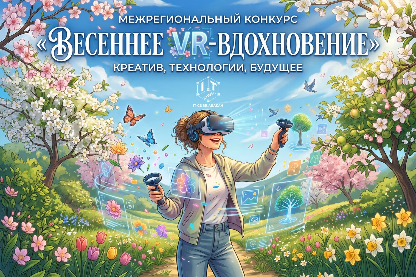🔥 Стартует межрегиональный конкурс «Весеннее VR-вдохновение»! 🌸✨
