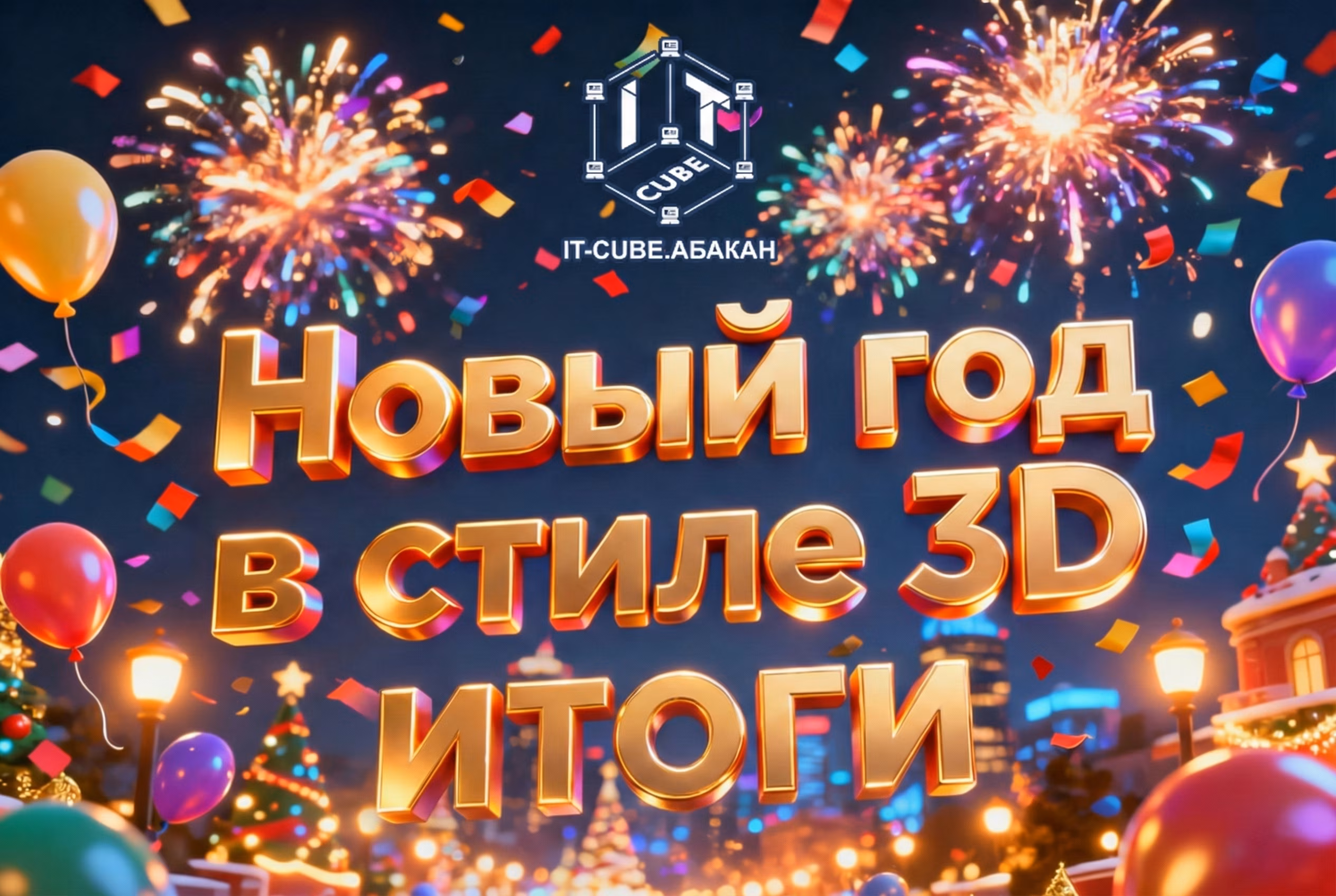 🧊✨ Итоги межрегионального конкурса «Новый год в стиле 3D»! ✨🧊